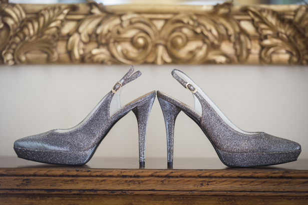 The shoes, Fernanda and Toby's real wedding