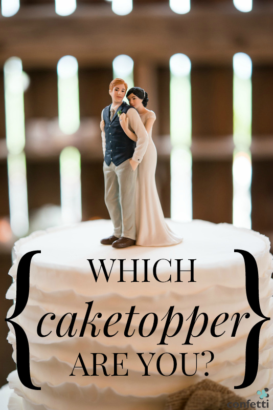 Which cake topper are you? Take our fun personality quiz to find out! | Confetti.co.uk