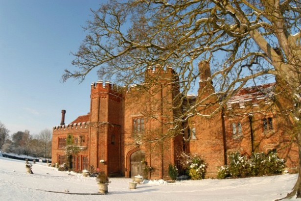 Leez Priory Essex in the snow | Confetti.co.uk