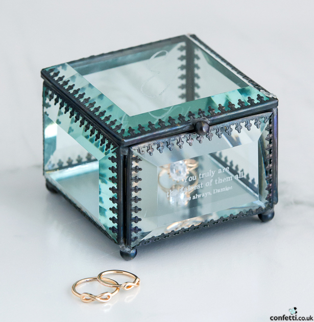 Glass Jewellery Box | Confetti.co.uk