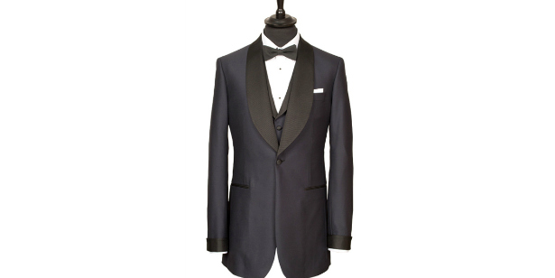 Dinner suit jacket courtesy of King & Allen | Confetti.co.uk