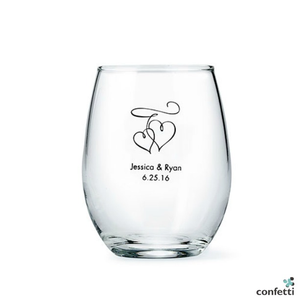 Stemless wine glass printed | Confetti.co.uk