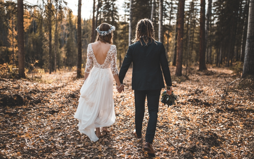 Bride without fake tan