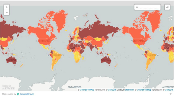 The Foreign Office's current terror threats by country | Confetti.co.uk