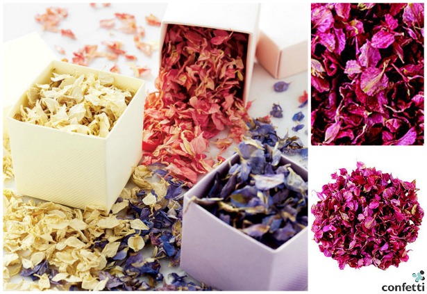 Natural hydrangea petal confetti | Confetti.co.uk