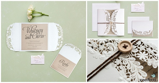 Floral Elegance invitations  | Confetti.co.uk