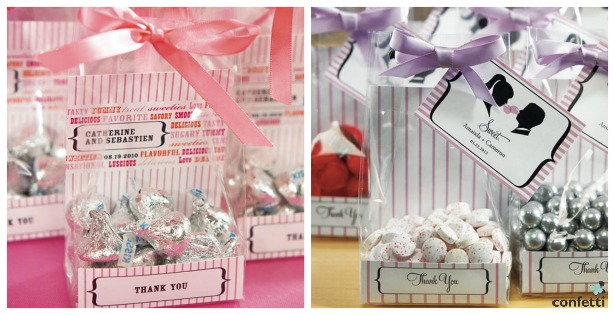 Cellophane bags for edible favours | Confetti.co.uk