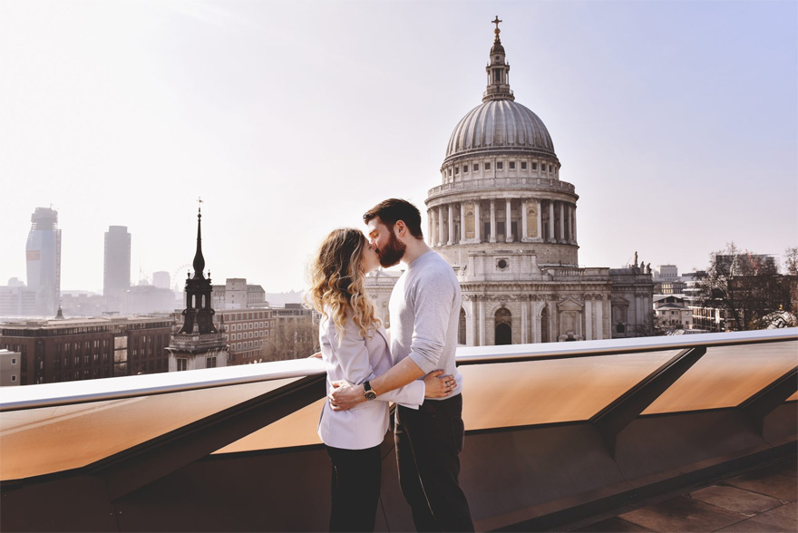 Emma-Jane Photography St Paul's Cathedral Engagement Photo Shoot | Confetti.co.uk