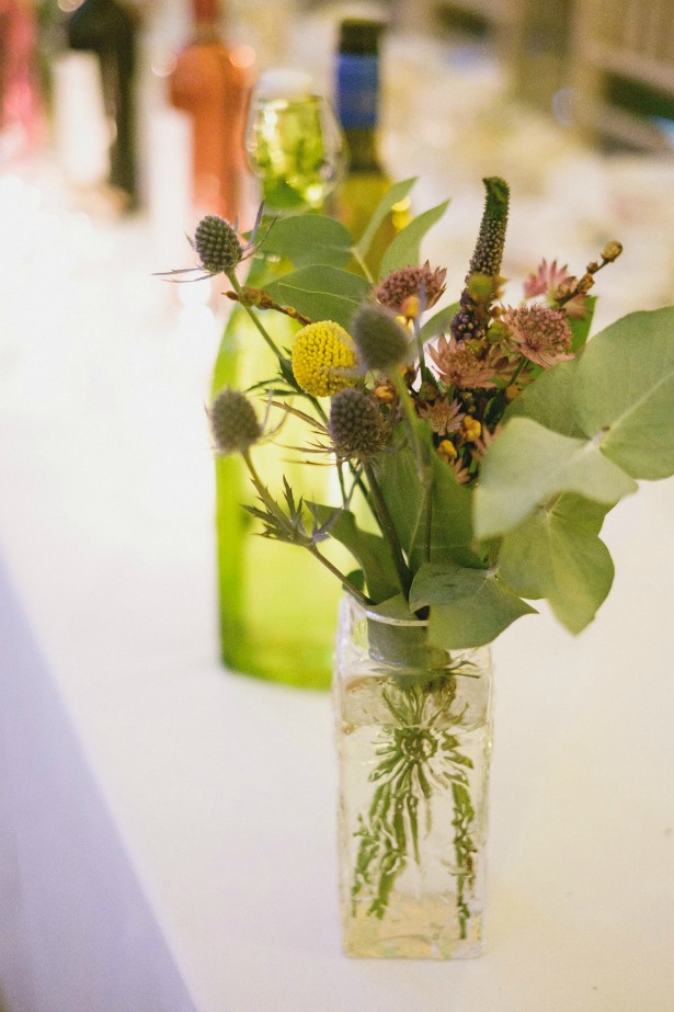 Ciara & Mike's Real Autumn Wedding breakfast table| Confetti.co.uk