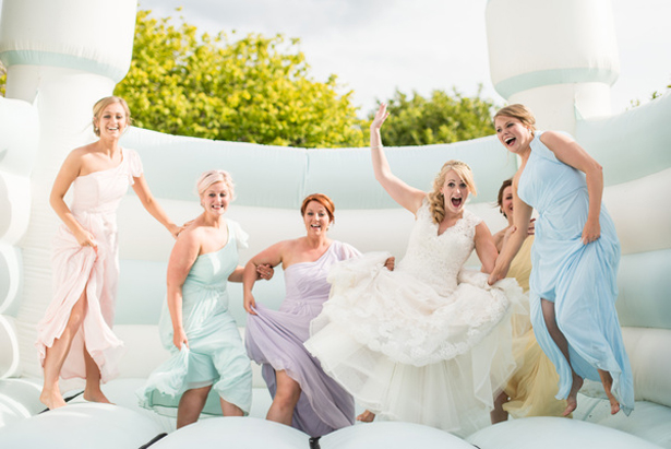 Bride and Bridesmaids Fun | Confetti.co.uk