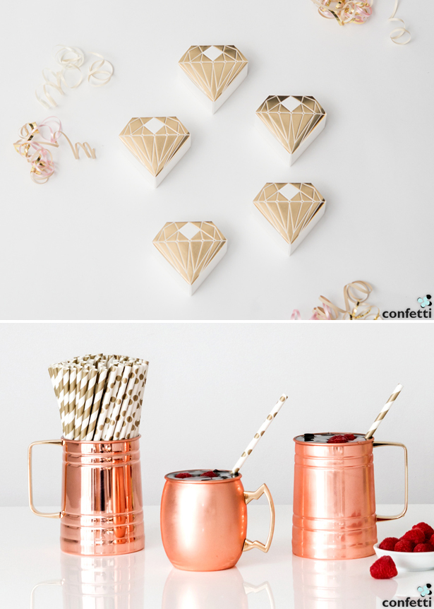 Metallic Favours and Gifts | Confetti.co.uk