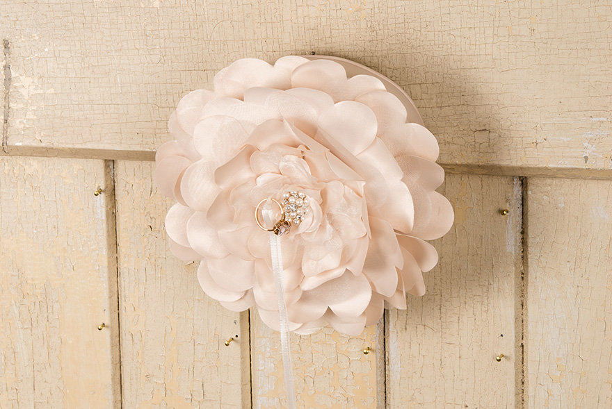 Sensational Floral Wedding Ring Cushion - Pearls and Petals Wedding Ideas | Confetti.co.uk