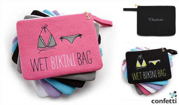 Wet bikini bag | Confetti.co.uk