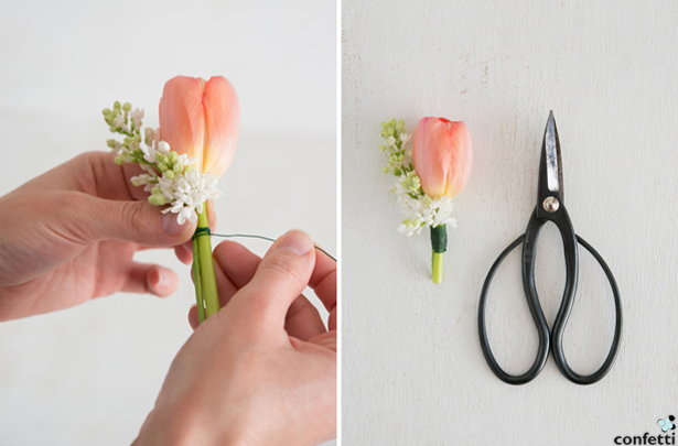 Spring Boutonniere | Confetti.co.uk