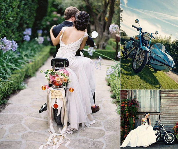 Motorbike Wedding | Confetti.co.uk