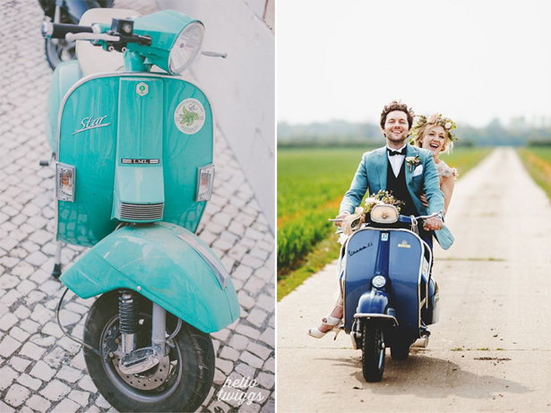 Wedding Scooter | Confetti.co.uk