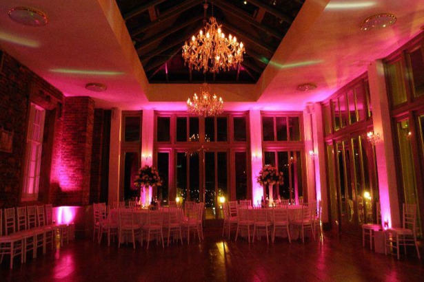 Pink lighting by Smile Events | Confetti.co.uk