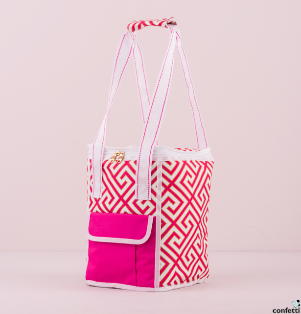 Greek Pattern Picnic Cooler Bag | Confetti.co.uk