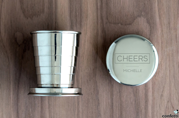 Personalised Collapsible Shot Glasses | Confetti.co.uk