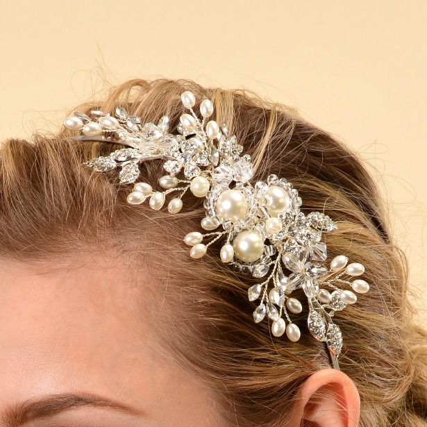 Crystal bridal headband | Confetti.co.uk