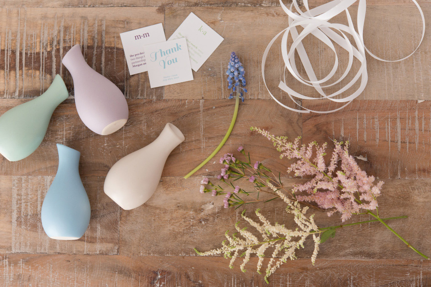 Pastel Mini Vases | Confetti.co.uk