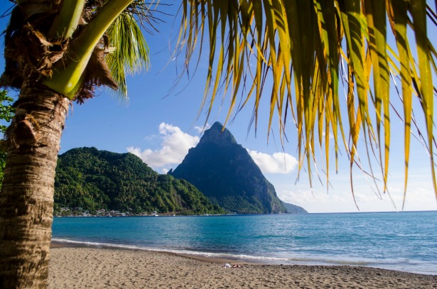 Soufriere St Lucia Tropical Sky wedding abroad and honeymoon in Caribbean | Confetti.co.uk