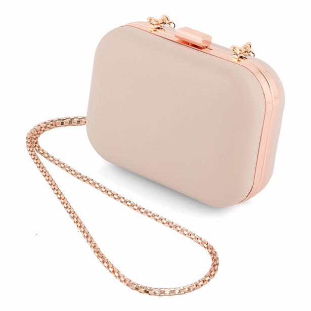 Carolina Nude Clutch Bag From Charlotte Mills | Confetti.co.uk