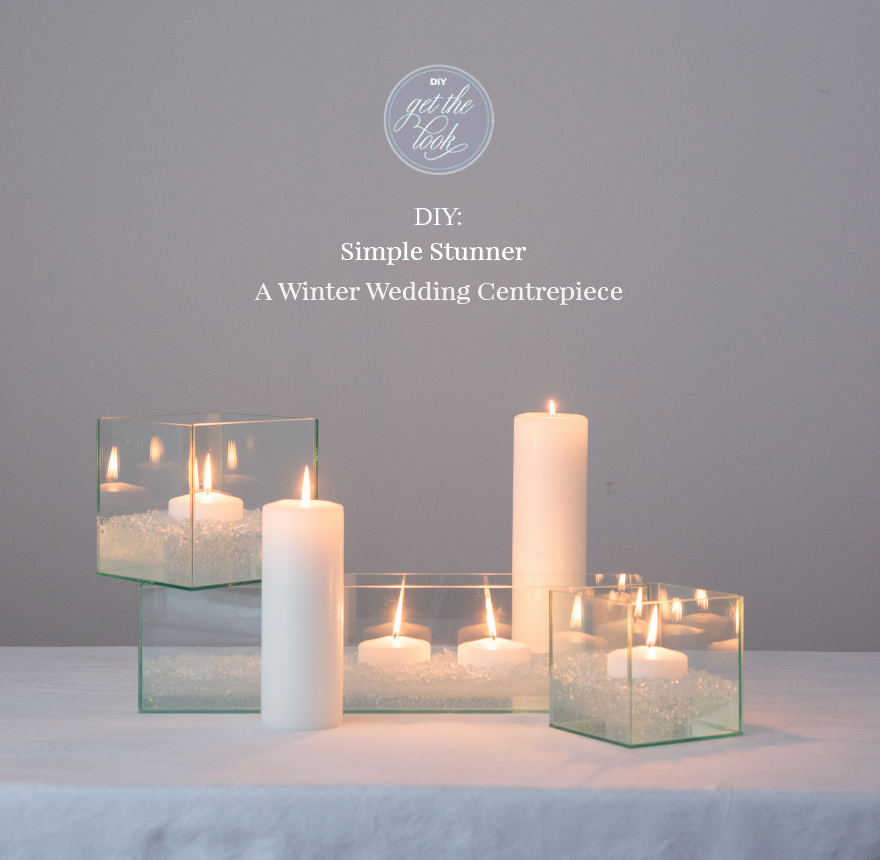 DIY Ice and Fire Winter Wedding Centrepiece | Confetti.co.uk