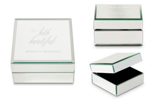 Mirrored jewellery box | Confetti.co.uk