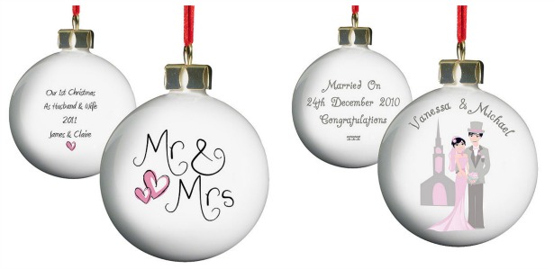 Personalised-Christmas bauble gift | Confetti.co.uk