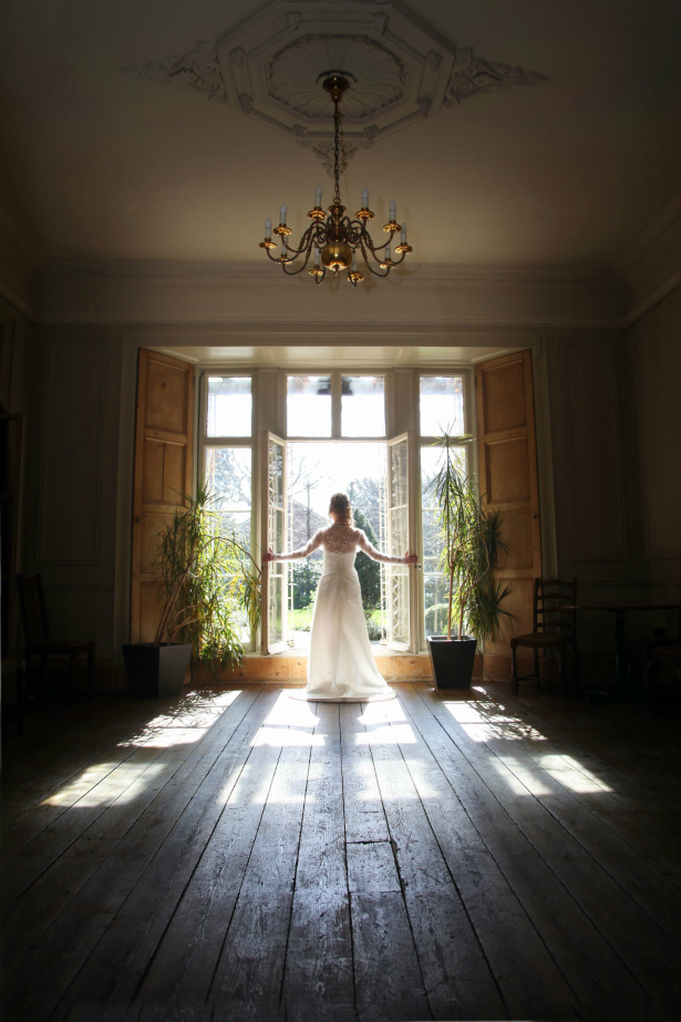 Bride Taking in the York Pavilion Country Hotel's Grounds | Confetti.co.uk