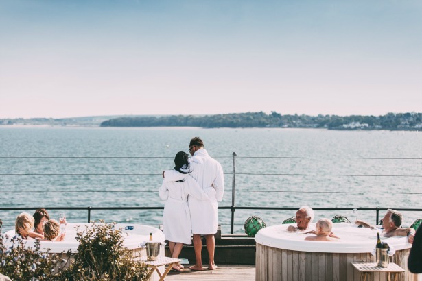 Hot tubs with a view at No Mans Fort | Confetti.co.uk