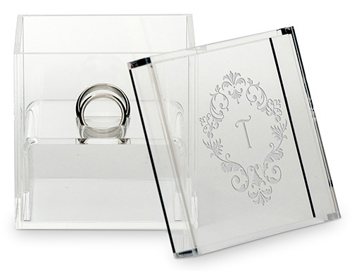 Personalised wedding ring box | Confetti.co.uk