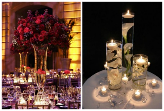 Solavia tall glass vase centrepiece ideas | Confetti.co.uk