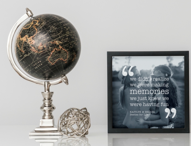 Memories shadow box photo frame | Confetti.co.uk