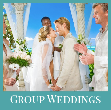 Sandals group weddings colour