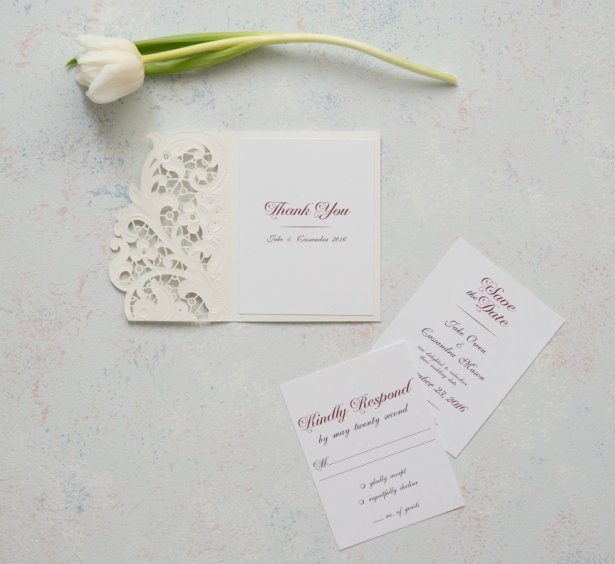 Laser Embossed Accessory Cards With Personalisation | Confetti.co.uk