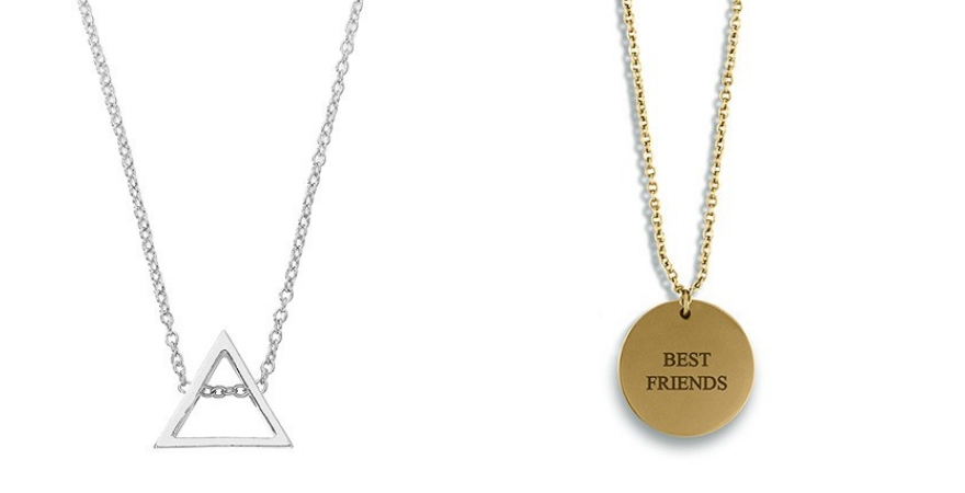 Best friend necklaces for Galentine's Day