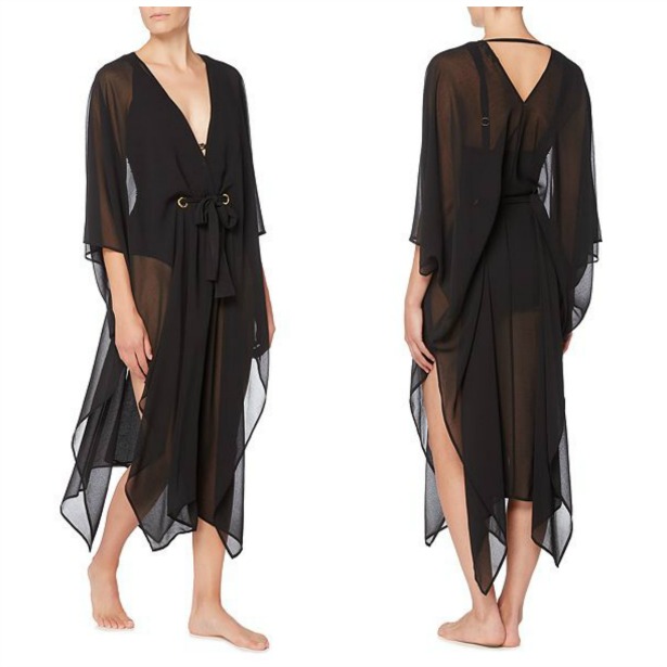 Black chiffon kaftan by Biba | Confetti.co.uk