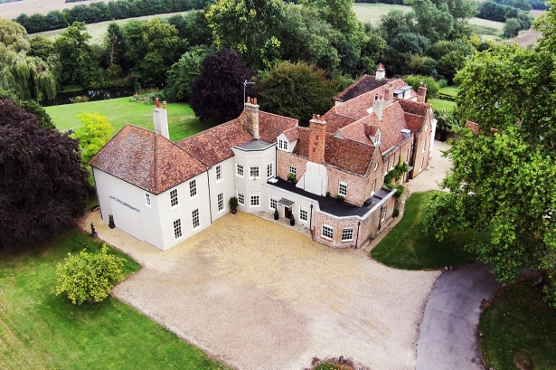 Ariel Shot of That Amazing Place an Exclusive Use Manor House | Confetti.co.uk