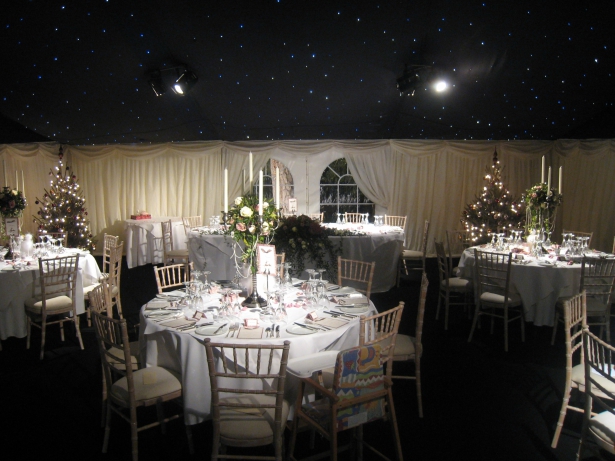 Christmas Wedding Marquee by Richardson Marquees | Confetti.co.uk