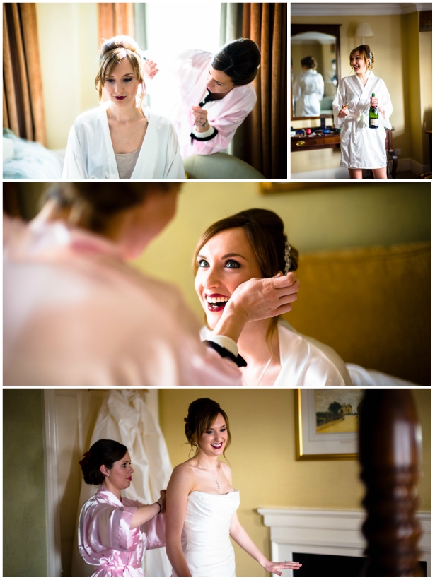 Bride Getting Ready With Her Bridesmaids | Confetti.co.uk