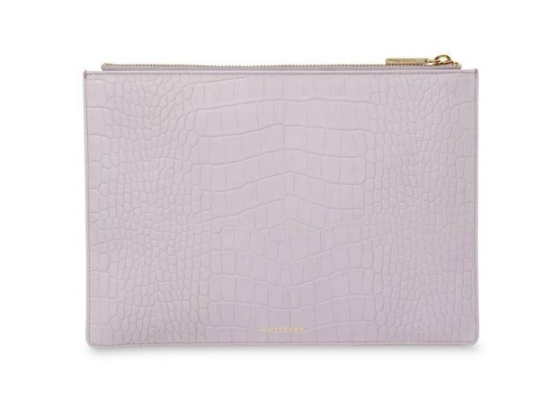 Matte croc medium clutch bag by Whistles | Confetti.co.uk