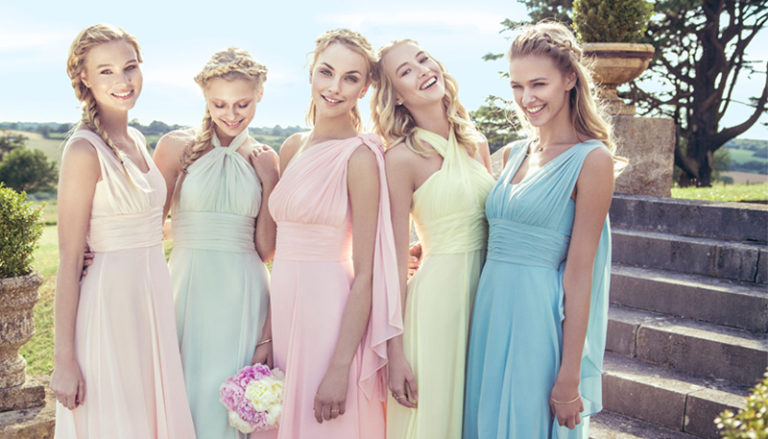 Cost Saving Tips for Bridesmaids - Pastel Bridesmaid Dresses | Confetti.co.uk