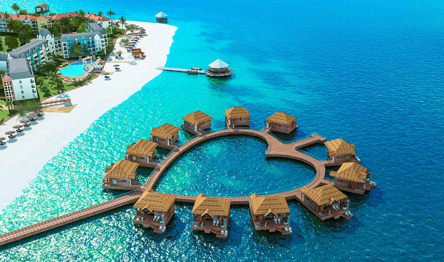 Sandals South Coast, Jamaica, Over-the-Water Bungalows | Confetti.co.uk