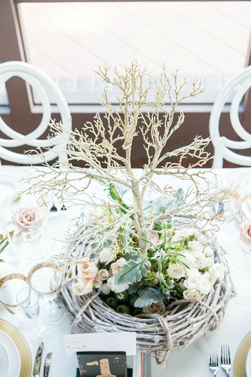 Woodland wedding table | Confett