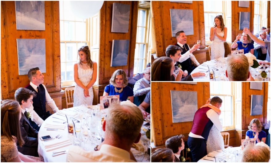 Bride giving a speech at her Soho City Wedding | Confetti.co.uk