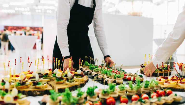 Deliveroo's New Wedding Catering Service - Wedding Catering -- Wedding Food with Waiter | Confetti.co.uk