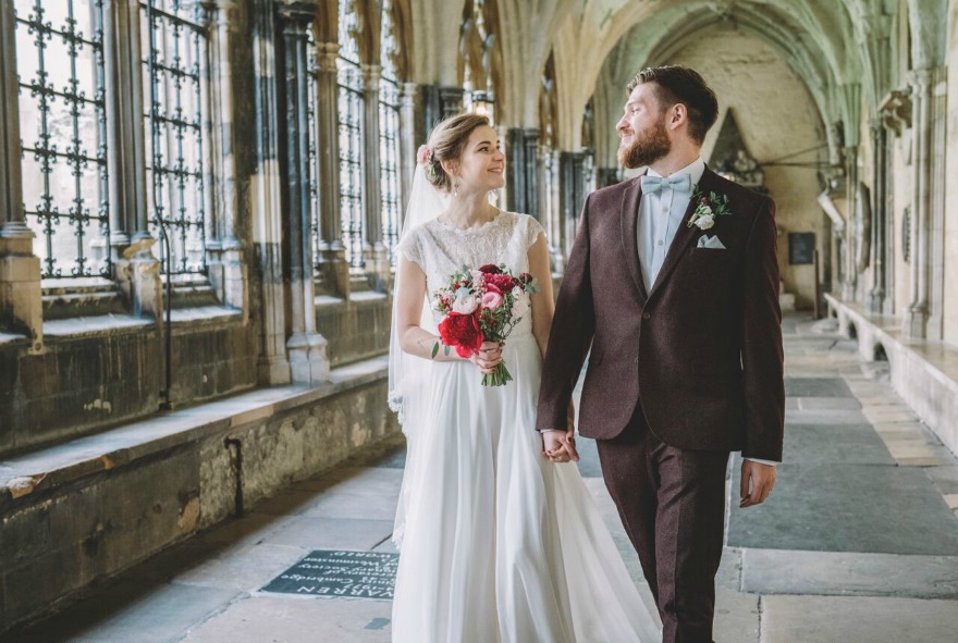 Kristina and Max's Real Wedding at Westminter Abbey | Confetti.co.uk