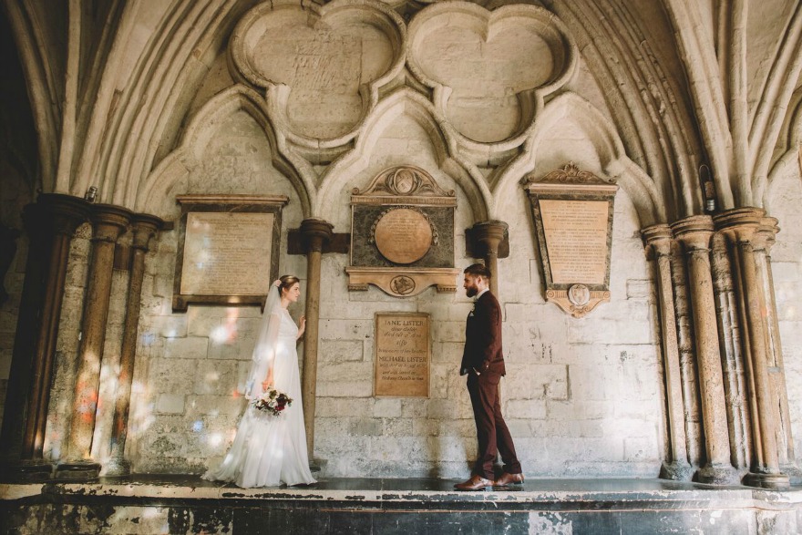 Kristina and Max's Real Wedding at Westminter Abbey | Confetti.co.uk